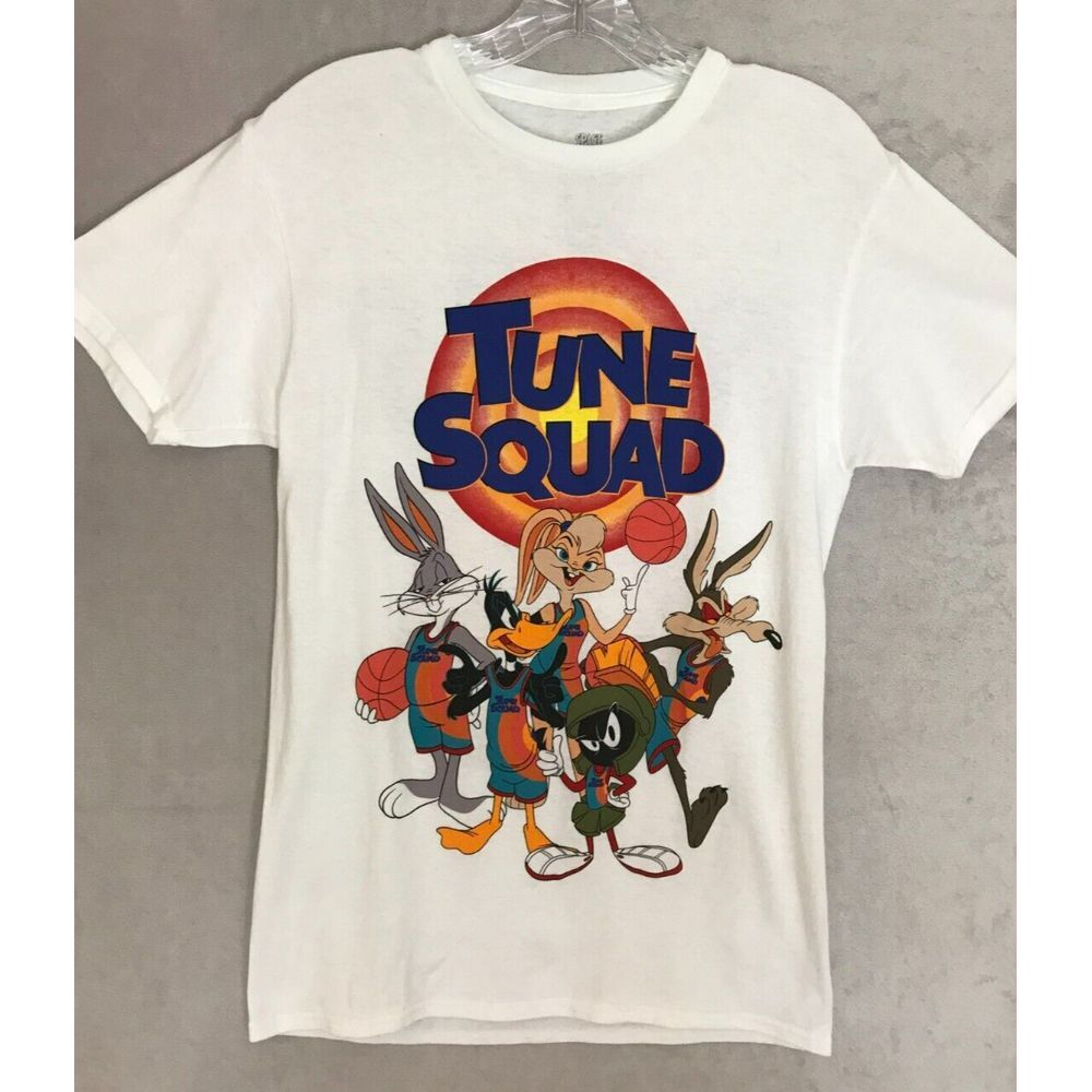 Looney Tunes Space Jam Bugs Basketball T-Shirt Tune Squad Marvin Daffy Etc Small